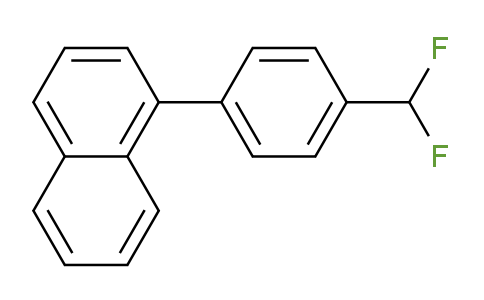 CAS No. 1261624-49-0, 1-(4-(Difluoromethyl)phenyl)naphthalene