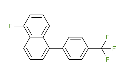 CAS No. 1261885-04-4, 1-Fluoro-5-(4-(trifluoromethyl)phenyl)naphthalene