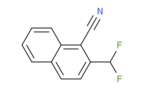 CAS No. 1261469-99-1, 1-Cyano-2-(difluoromethyl)naphthalene