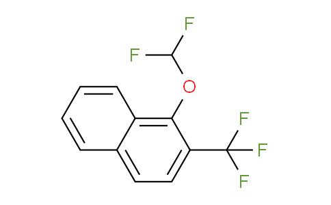 CAS No. 1261562-18-8, 1-(Difluoromethoxy)-2-(trifluoromethyl)naphthalene