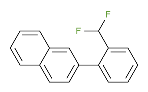 CAS No. 1261578-09-9, 2-(2-(Difluoromethyl)phenyl)naphthalene