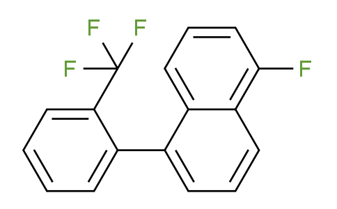 CAS No. 1261754-48-6, 1-Fluoro-5-(2-(trifluoromethyl)phenyl)naphthalene