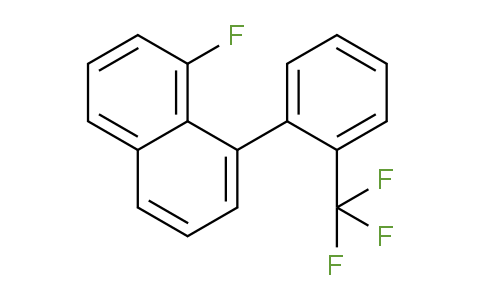 CAS No. 1261464-63-4, 1-Fluoro-8-(2-(trifluoromethyl)phenyl)naphthalene