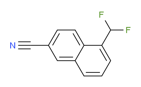 CAS No. 1261682-45-4, 5-(Difluoromethyl)-2-naphthonitrile