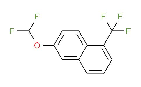 CAS No. 1261628-32-3, 2-(Difluoromethoxy)-5-(trifluoromethyl)naphthalene