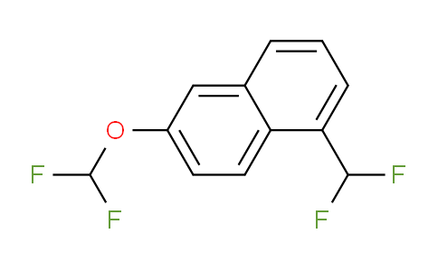 CAS No. 1261844-19-2, 2-(Difluoromethoxy)-5-(difluoromethyl)naphthalene
