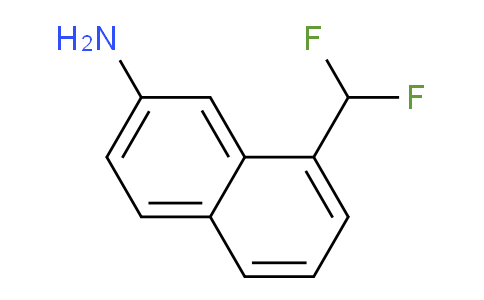 CAS No. 1261625-46-0, 8-(Difluoromethyl)naphthalen-2-amine