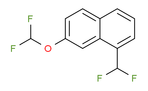 CAS No. 1261599-17-0, 2-(Difluoromethoxy)-8-(difluoromethyl)naphthalene