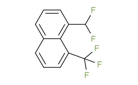 CAS No. 1261844-67-0, 1-(Difluoromethyl)-8-(trifluoromethyl)naphthalene