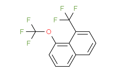 CAS No. 1261596-48-8, 1-(Trifluoromethoxy)-8-(trifluoromethyl)naphthalene