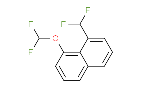 CAS No. 1261871-13-9, 1-(Difluoromethoxy)-8-(difluoromethyl)naphthalene