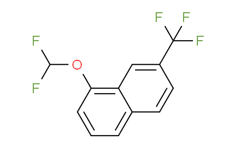 CAS No. 1261456-38-5, 1-(Difluoromethoxy)-7-(trifluoromethyl)naphthalene