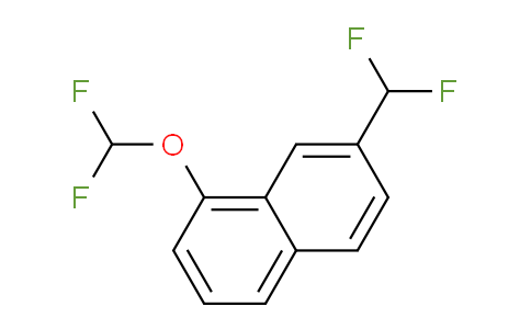 CAS No. 1261627-47-7, 1-(Difluoromethoxy)-7-(difluoromethyl)naphthalene