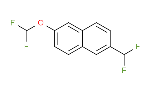 CAS No. 1261729-20-7, 2-(Difluoromethoxy)-6-(difluoromethyl)naphthalene