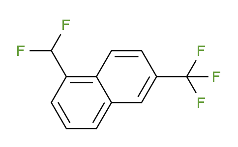 CAS No. 1261588-60-6, 1-(Difluoromethyl)-6-(trifluoromethyl)naphthalene