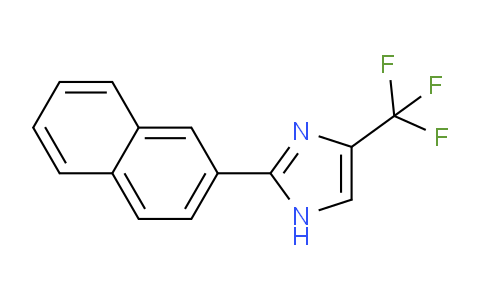 CAS No. 33468-71-2, 2-(Naphthalen-2-yl)-4-(trifluoromethyl)-1H-imidazole