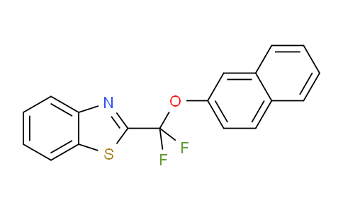 CAS No. 1354154-01-0, 2-(Difluoro(naphthalen-2-yloxy)methyl)benzo[d]thiazole