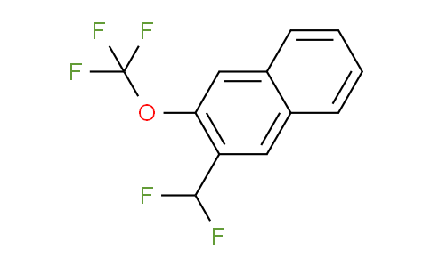 CAS No. 1261489-08-0, 2-(Difluoromethyl)-3-(trifluoromethoxy)naphthalene