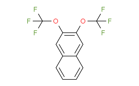 CAS No. 1261658-42-7, 2,3-Bis(trifluoromethoxy)naphthalene