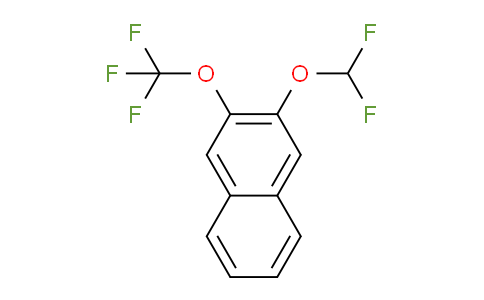 CAS No. 1261587-35-2, 2-(Difluoromethoxy)-3-(trifluoromethoxy)naphthalene
