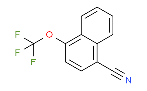 CAS No. 1261884-39-2, 1-Cyano-4-(trifluoromethoxy)naphthalene