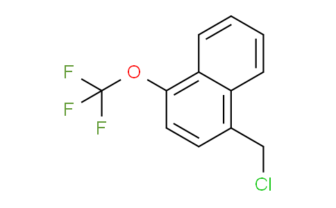 CAS No. 1261787-17-0, 1-(Chloromethyl)-4-(trifluoromethoxy)naphthalene
