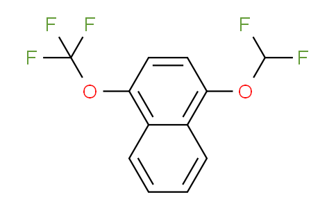 CAS No. 1261885-03-3, 1-(Difluoromethoxy)-4-(trifluoromethoxy)naphthalene