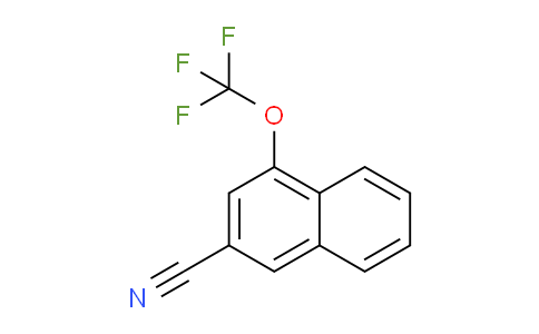 CAS No. 1261455-93-9, 4-(Trifluoromethoxy)-2-naphthonitrile