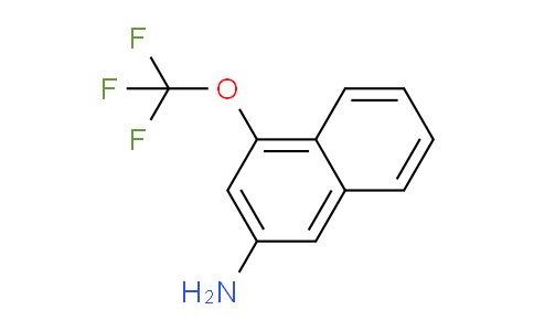 CAS No. 1261785-78-7, 4-(Trifluoromethoxy)naphthalen-2-amine