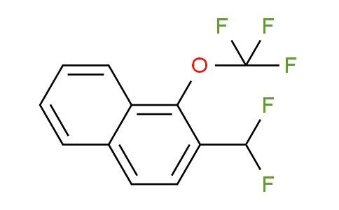CAS No. 1261456-94-3, 2-(Difluoromethyl)-1-(trifluoromethoxy)naphthalene