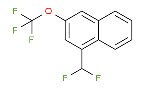 CAS No. 1261871-68-4, 1-(Difluoromethyl)-3-(trifluoromethoxy)naphthalene