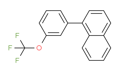 CAS No. 1261549-00-1, 1-(3-(Trifluoromethoxy)phenyl)naphthalene