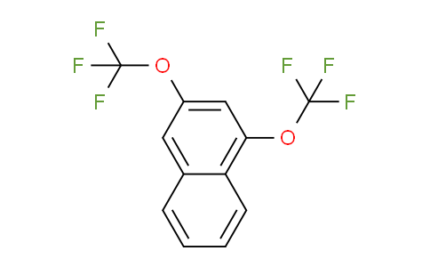 CAS No. 1261491-67-1, 1,3-Bis(trifluoromethoxy)naphthalene