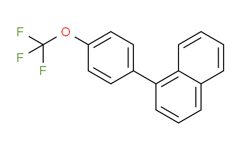 CAS No. 1261436-49-0, 1-(4-(Trifluoromethoxy)phenyl)naphthalene