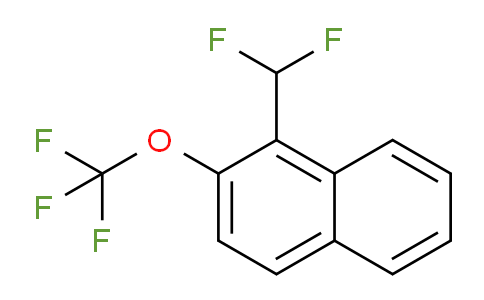 CAS No. 1261770-46-0, 1-(Difluoromethyl)-2-(trifluoromethoxy)naphthalene