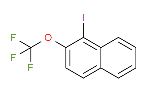 CAS No. 1261470-56-7, 1-Iodo-2-(trifluoromethoxy)naphthalene