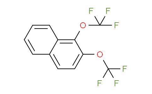 CAS No. 1261658-39-2, 1,2-Bis(trifluoromethoxy)naphthalene