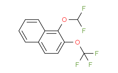 CAS No. 1261676-09-8, 1-(Difluoromethoxy)-2-(trifluoromethoxy)naphthalene