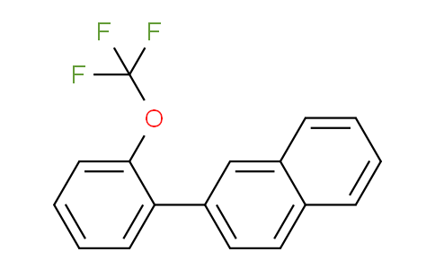 CAS No. 1261634-66-5, 2-(2-(Trifluoromethoxy)phenyl)naphthalene