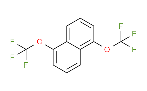 CAS No. 1261591-66-5, 1,5-Bis(trifluoromethoxy)naphthalene