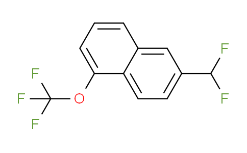 CAS No. 1261844-64-7, 2-(Difluoromethyl)-5-(trifluoromethoxy)naphthalene