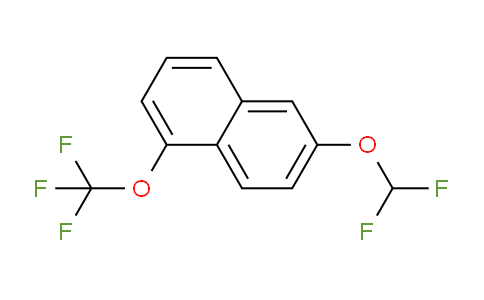 CAS No. 1261729-97-8, 2-(Difluoromethoxy)-5-(trifluoromethoxy)naphthalene