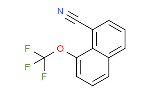CAS No. 1261586-74-6, 1-Cyano-8-(trifluoromethoxy)naphthalene