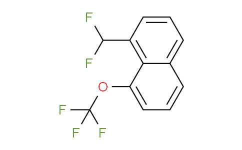 CAS No. 1261661-10-2, 1-(Difluoromethyl)-8-(trifluoromethoxy)naphthalene
