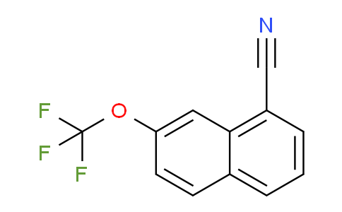 CAS No. 1261844-10-3, 1-Cyano-7-(trifluoromethoxy)naphthalene