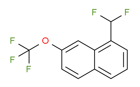 CAS No. 1261728-24-8, 1-(Difluoromethyl)-7-(trifluoromethoxy)naphthalene