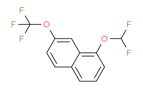 CAS No. 1261770-03-9, 1-(Difluoromethoxy)-7-(trifluoromethoxy)naphthalene