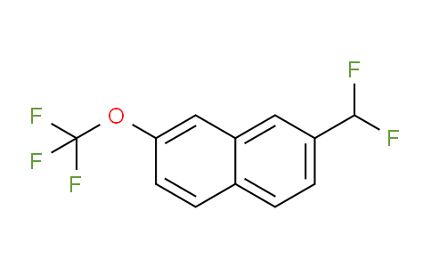 CAS No. 1261885-82-8, 2-(Difluoromethyl)-7-(trifluoromethoxy)naphthalene