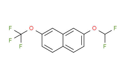 CAS No. 1261534-66-0, 2-(Difluoromethoxy)-7-(trifluoromethoxy)naphthalene