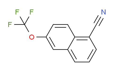 CAS No. 1261870-96-5, 1-Cyano-6-(trifluoromethoxy)naphthalene